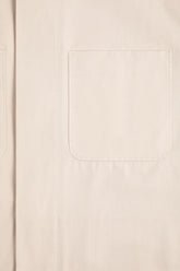 Jerome Overshirt in Cotton and Silk - Light Cream | Umit Benan